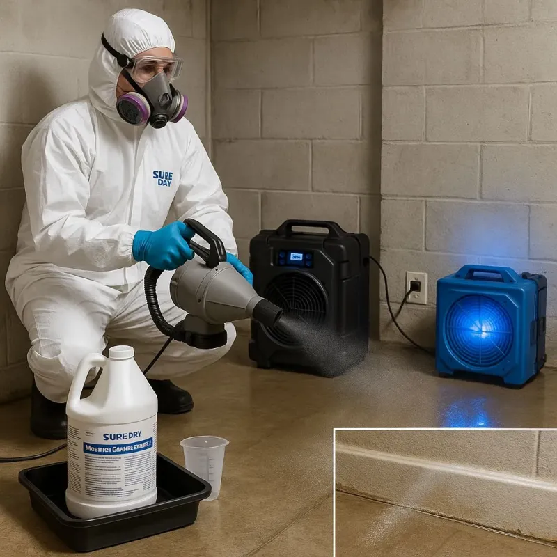 Sanitization and Odor Removal process in Tannersville, PA